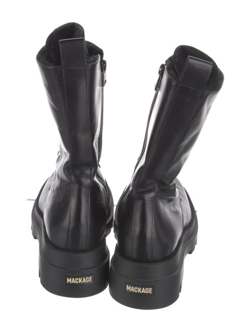 Mackage Leather Combat Boots