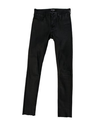 Mackage Lambskin Skinny Leg Pants