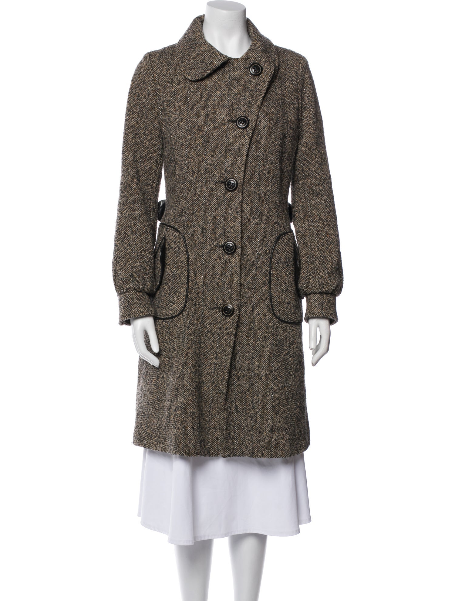 Mackage Wool Tweed Pattern Peacoat