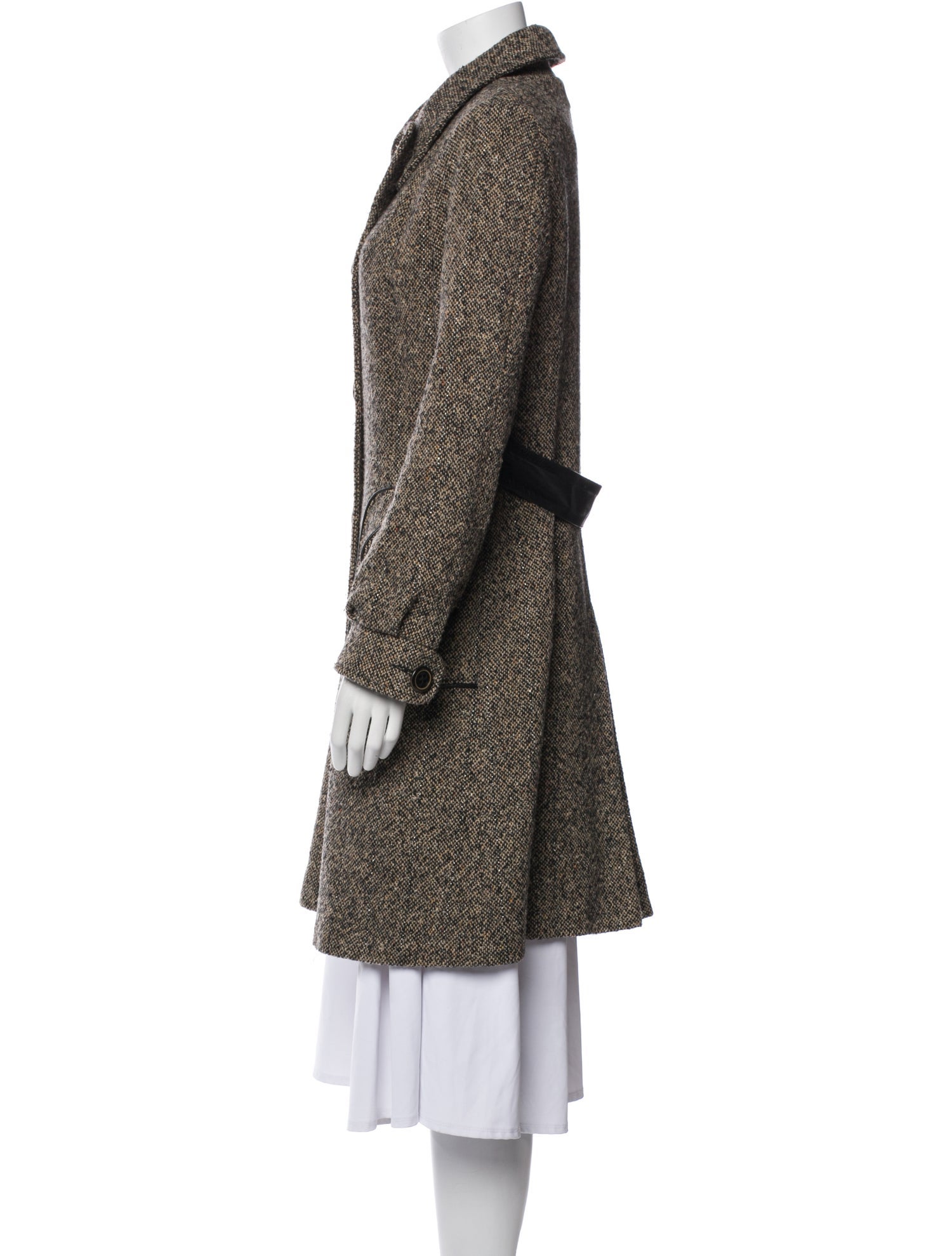 Mackage Wool Tweed Pattern Peacoat