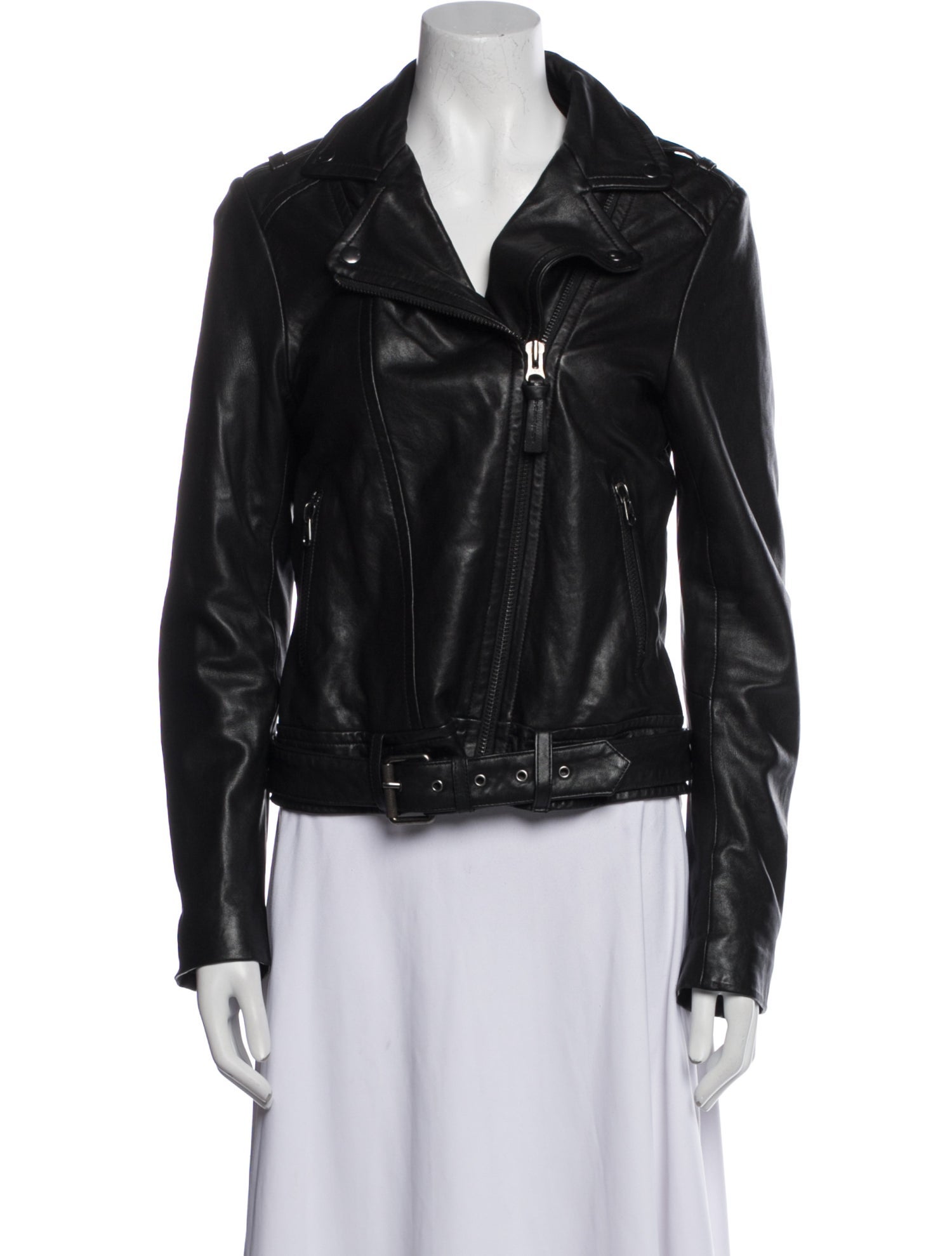 Mackage Leather Biker Jacket
