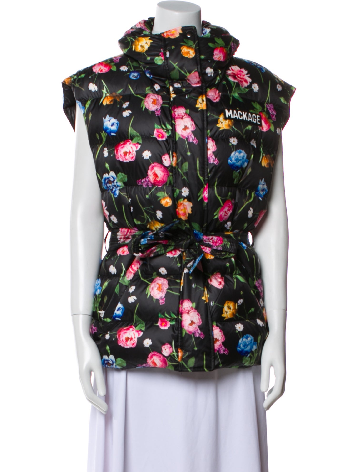 Mackage Floral Print Vest
