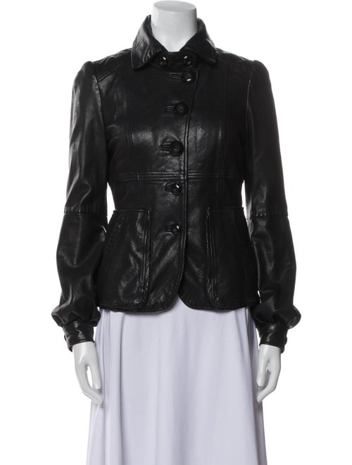 Mackage Lamb Leather Biker Jacket