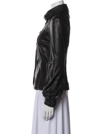 Mackage Lamb Leather Biker Jacket