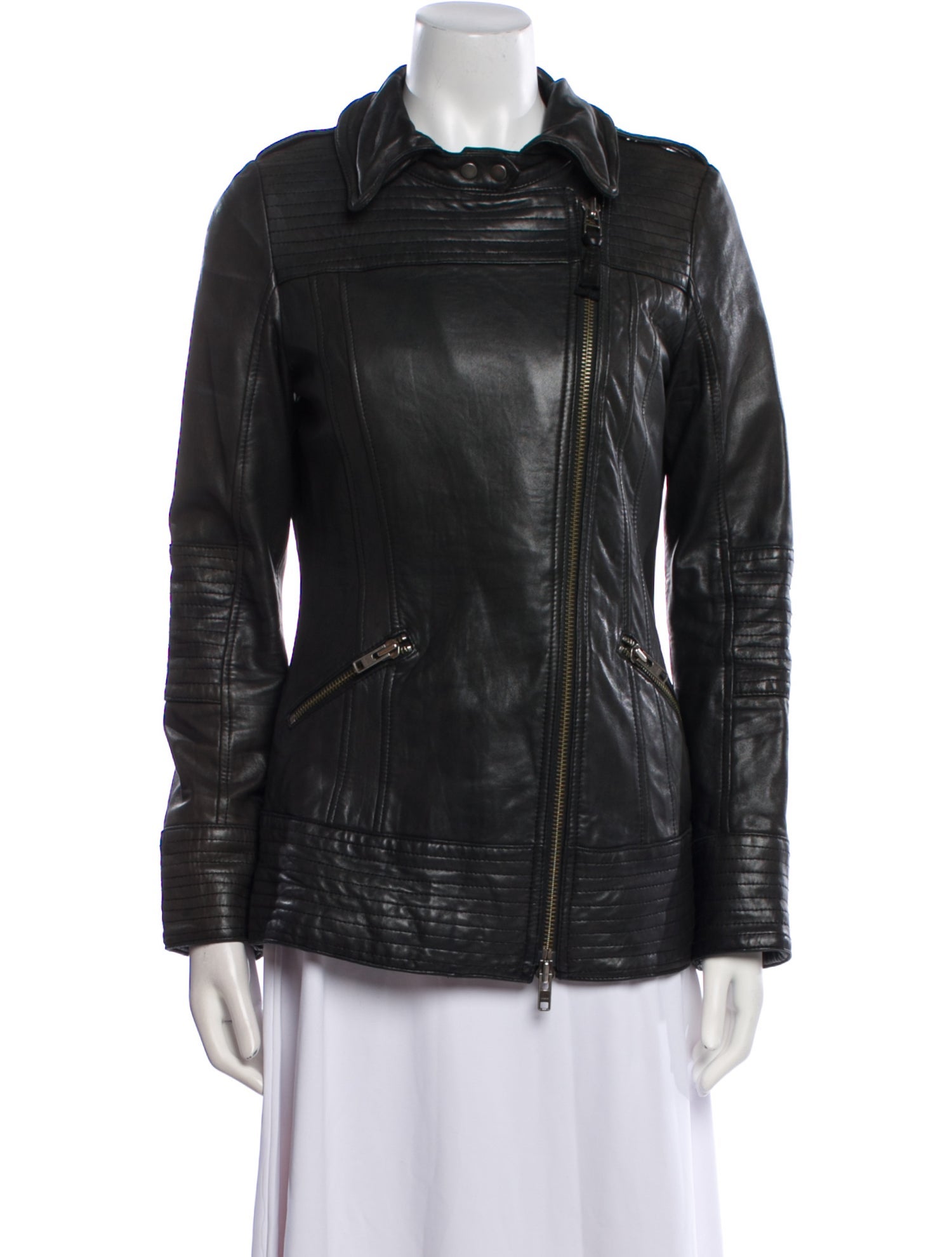 Mackage Lamb Leather Biker Jacket
