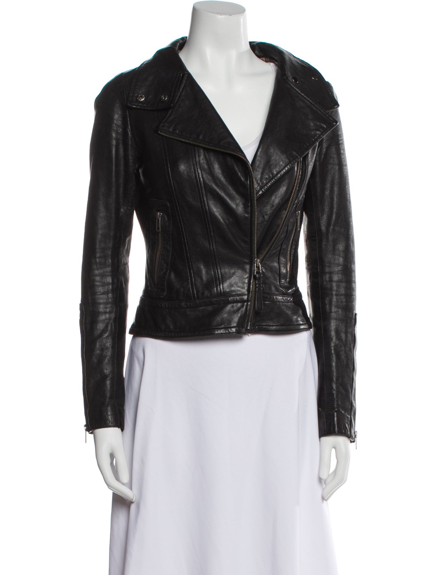 Mackage Lamb Leather Biker Jacket