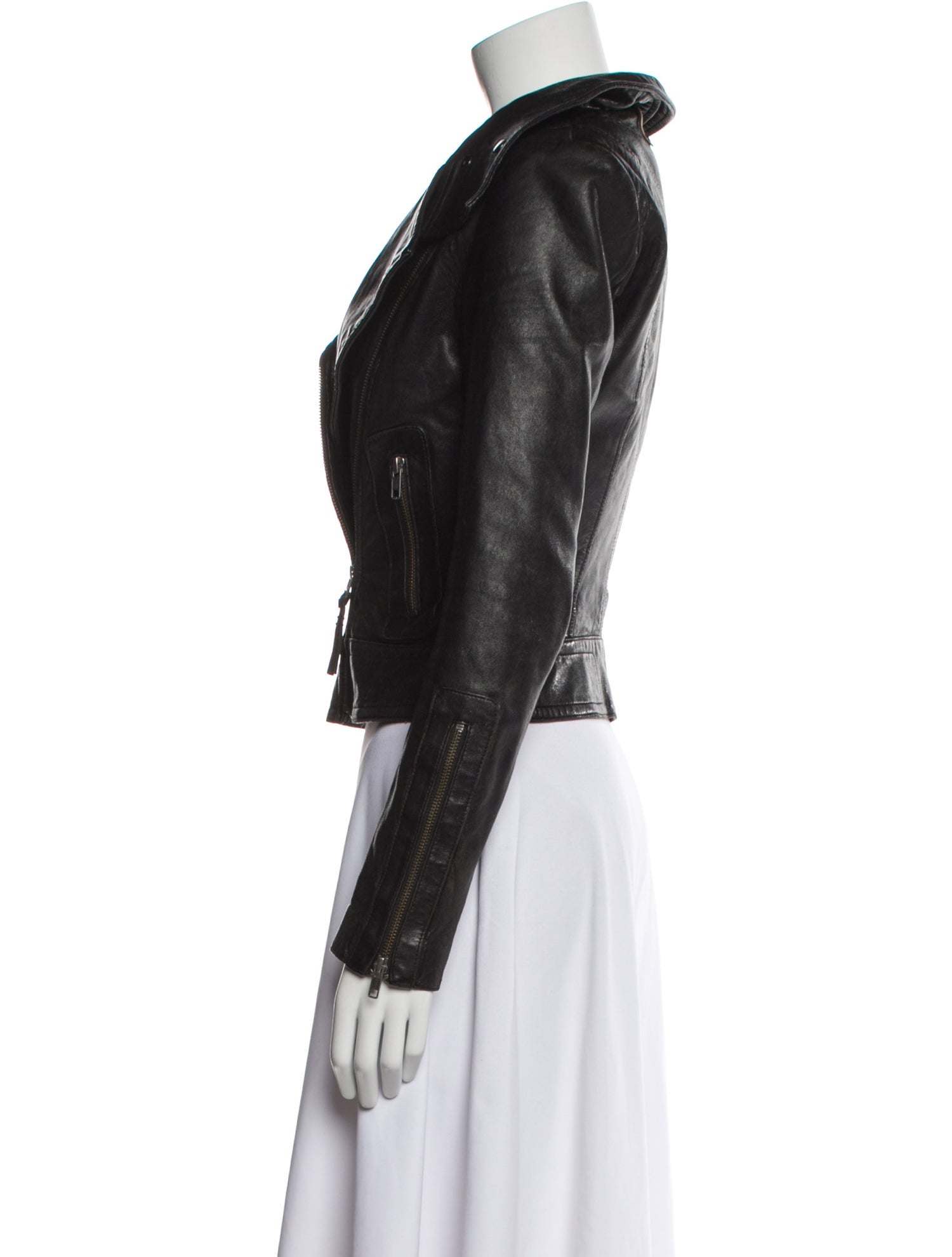 Mackage Lamb Leather Biker Jacket