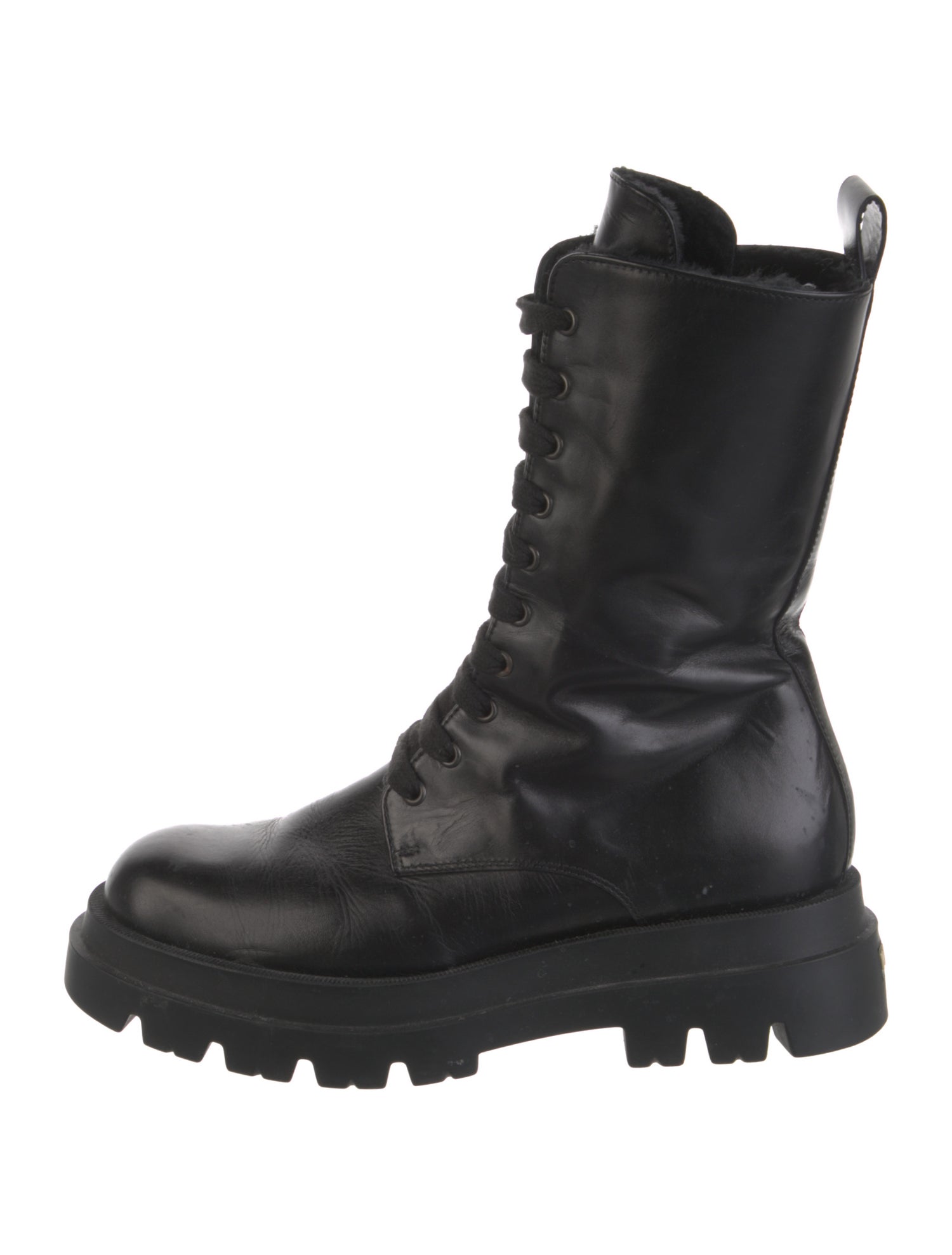 Mackage Leather Combat Boots