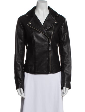 Mackage Lamb Leather Biker Jacket