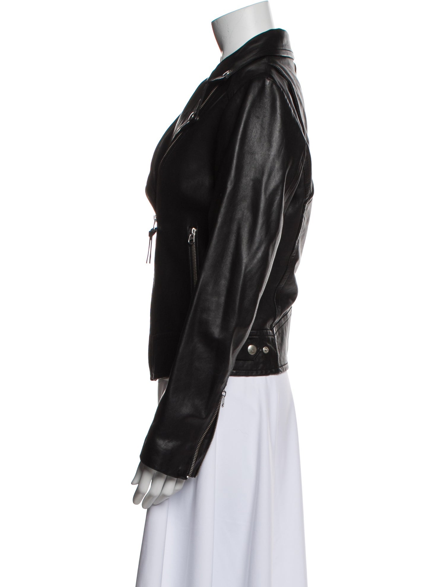 Mackage Lamb Leather Biker Jacket