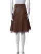 Mackage Leather Knee-Length Skirt