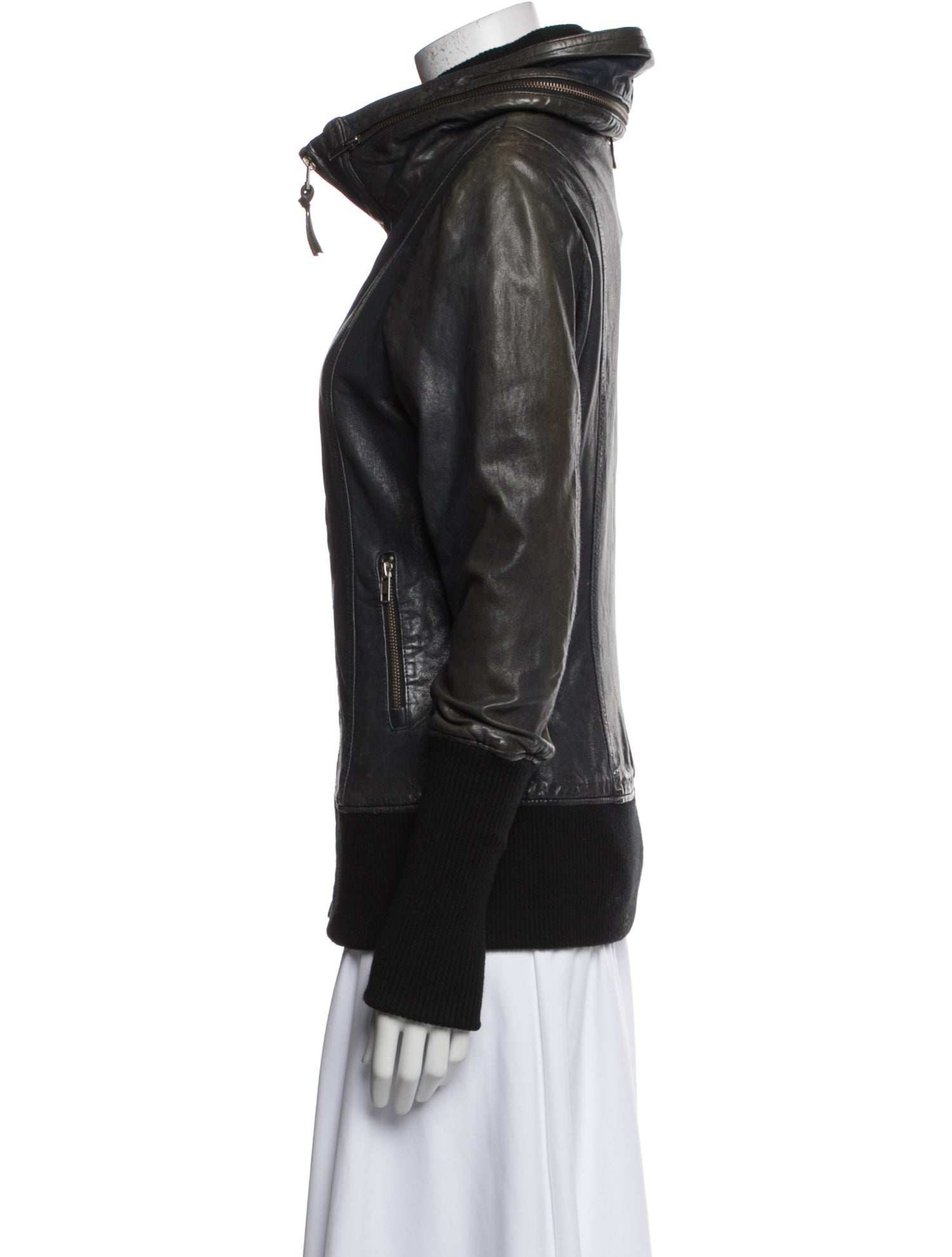 Mackage Leather Biker Jacket