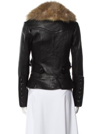 Mackage Leather Biker Jacket