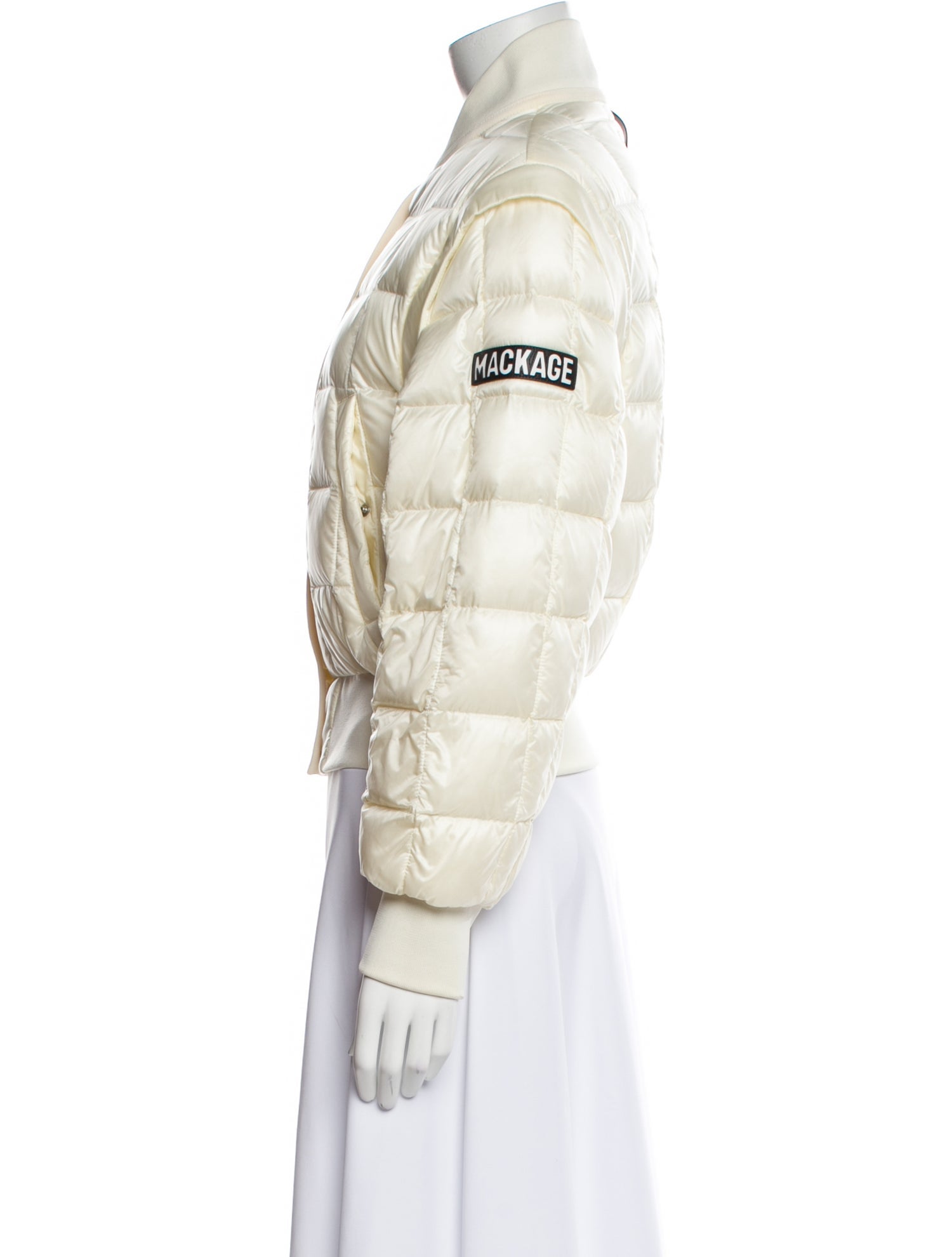 Mackage Nylon Printed Faux Fur Jacket