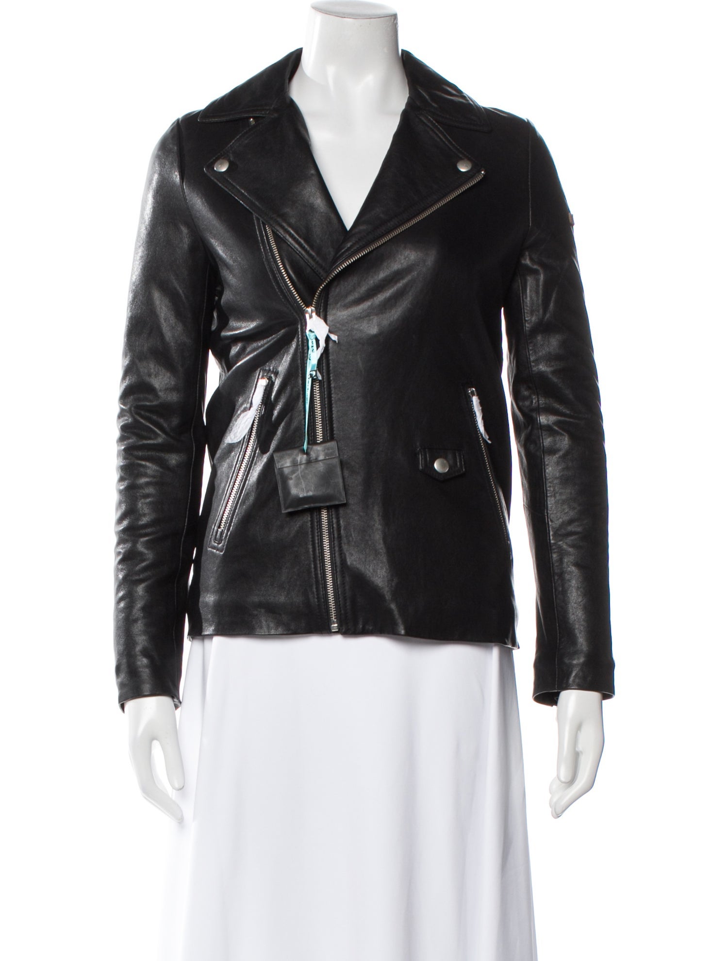 Mackage Lambskin Biker Jacket w/ Tags