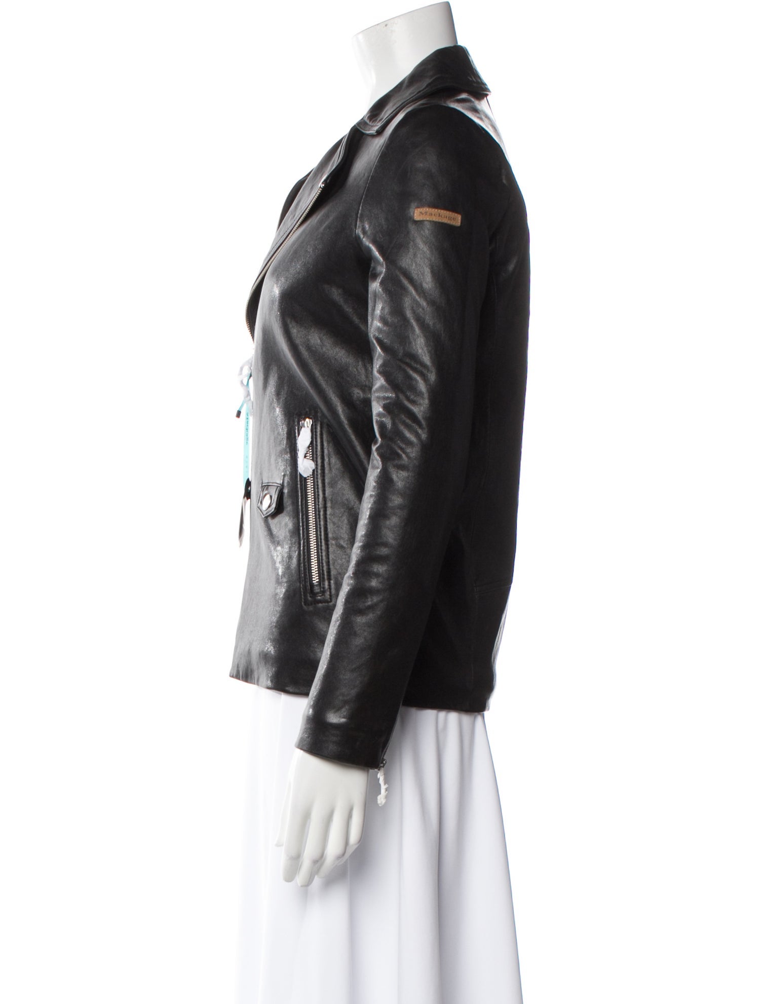 Mackage Lambskin Biker Jacket w/ Tags