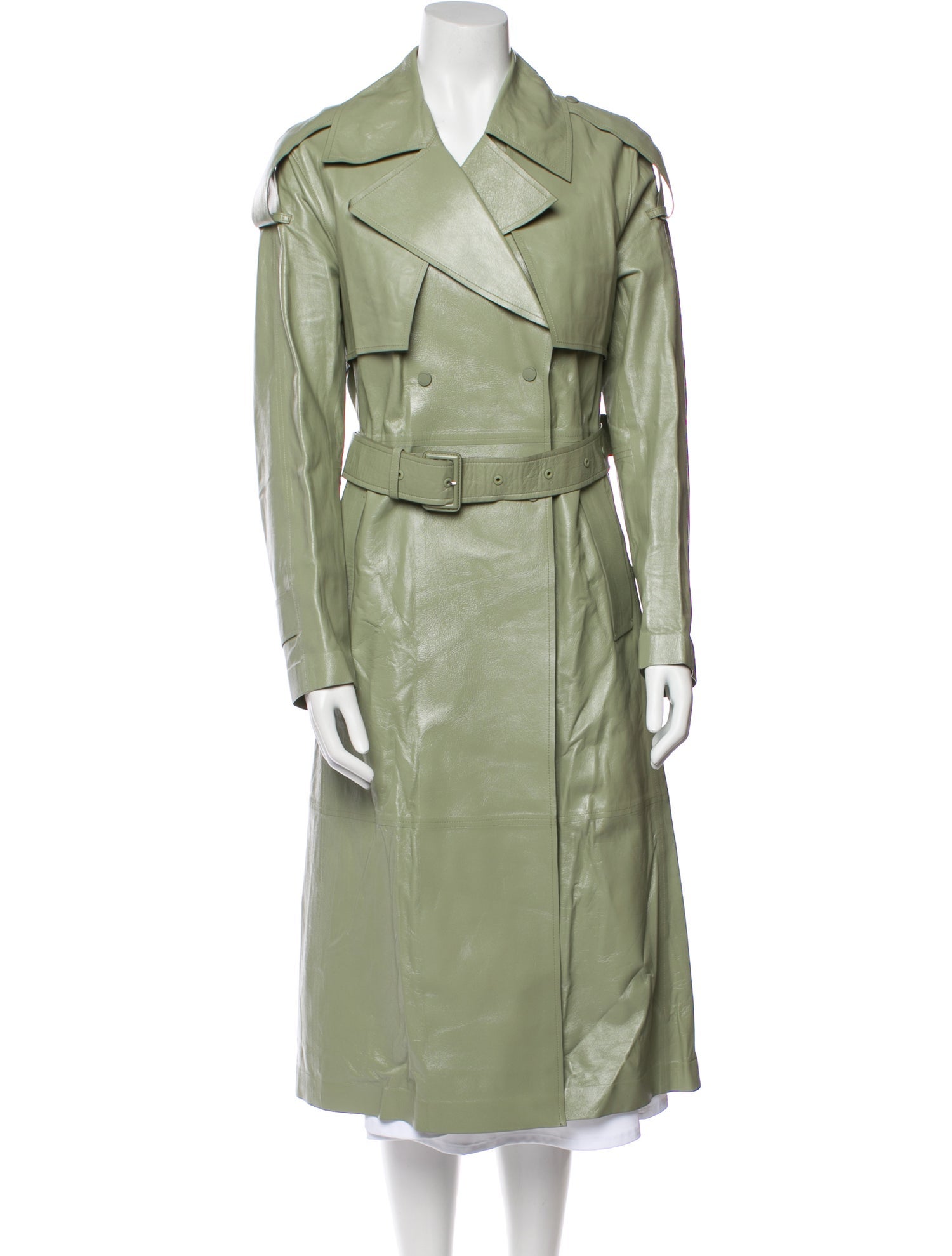 Mackage Leather Trench Coat