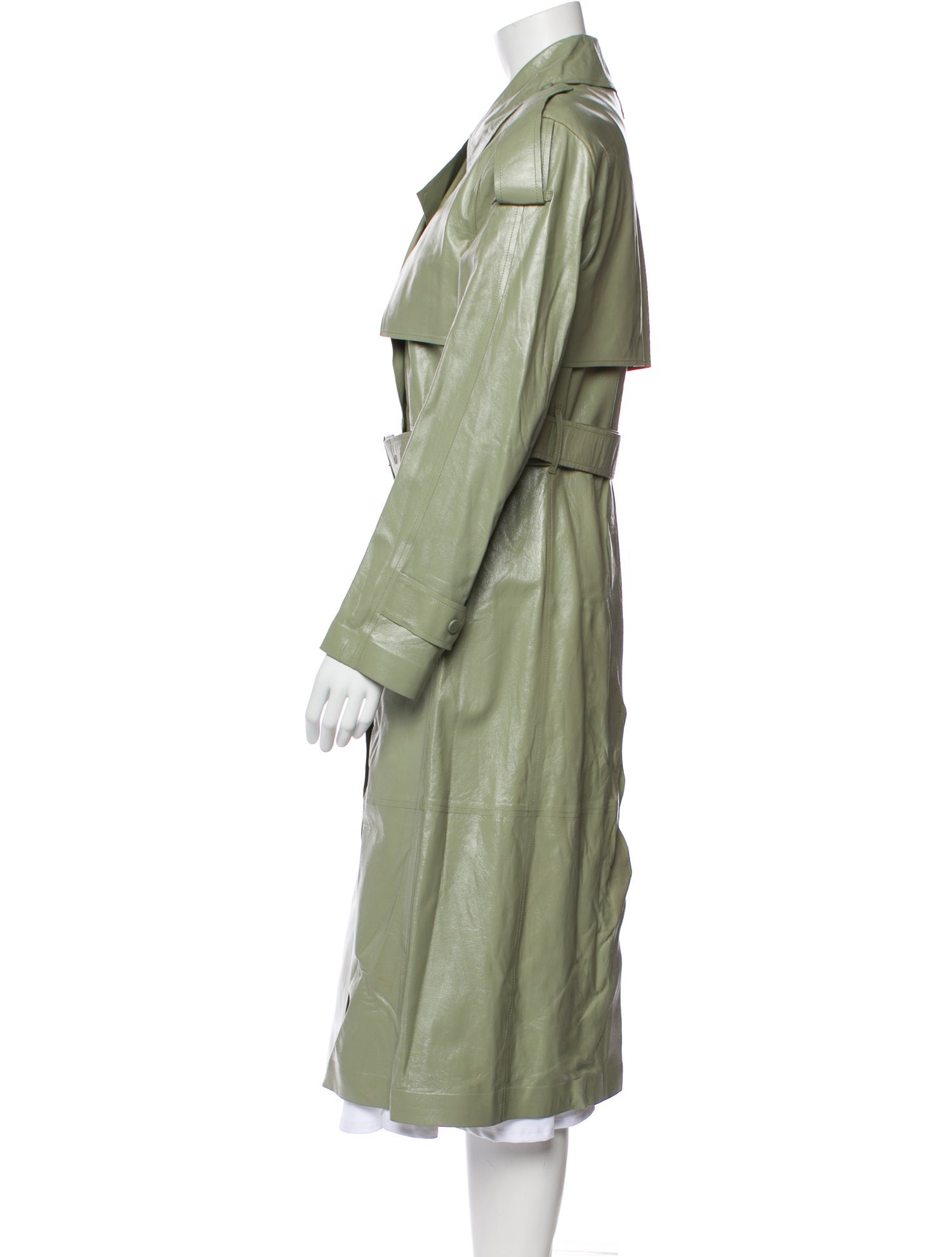 Mackage Leather Trench Coat