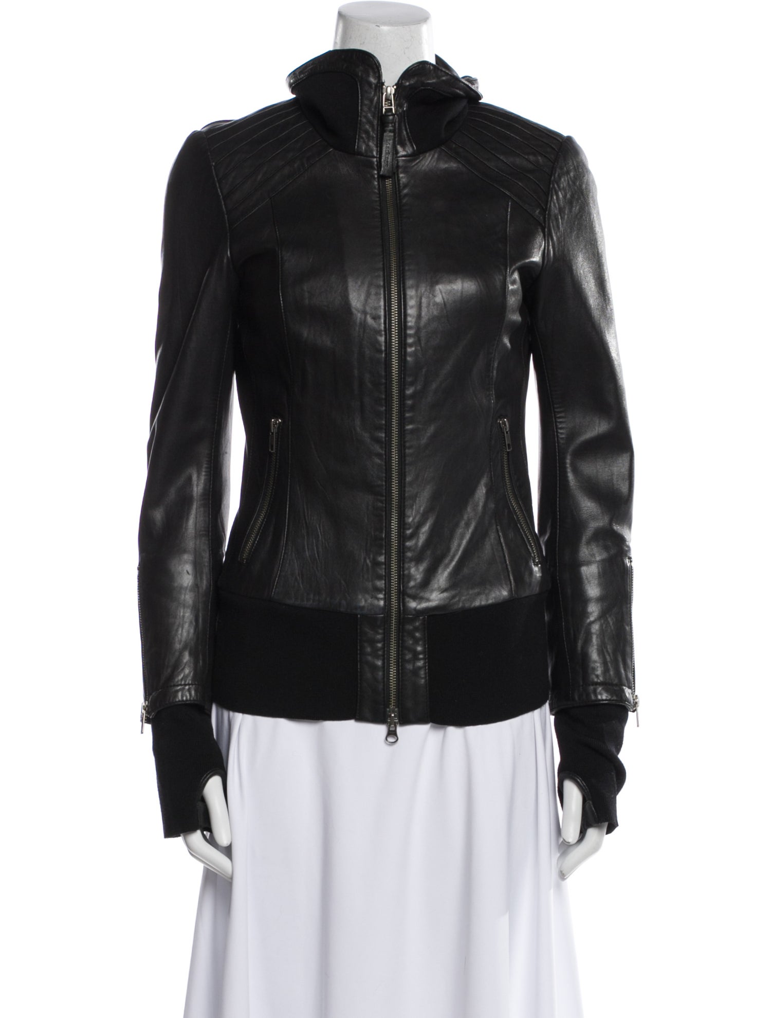 Mackage Leather Biker Jacket