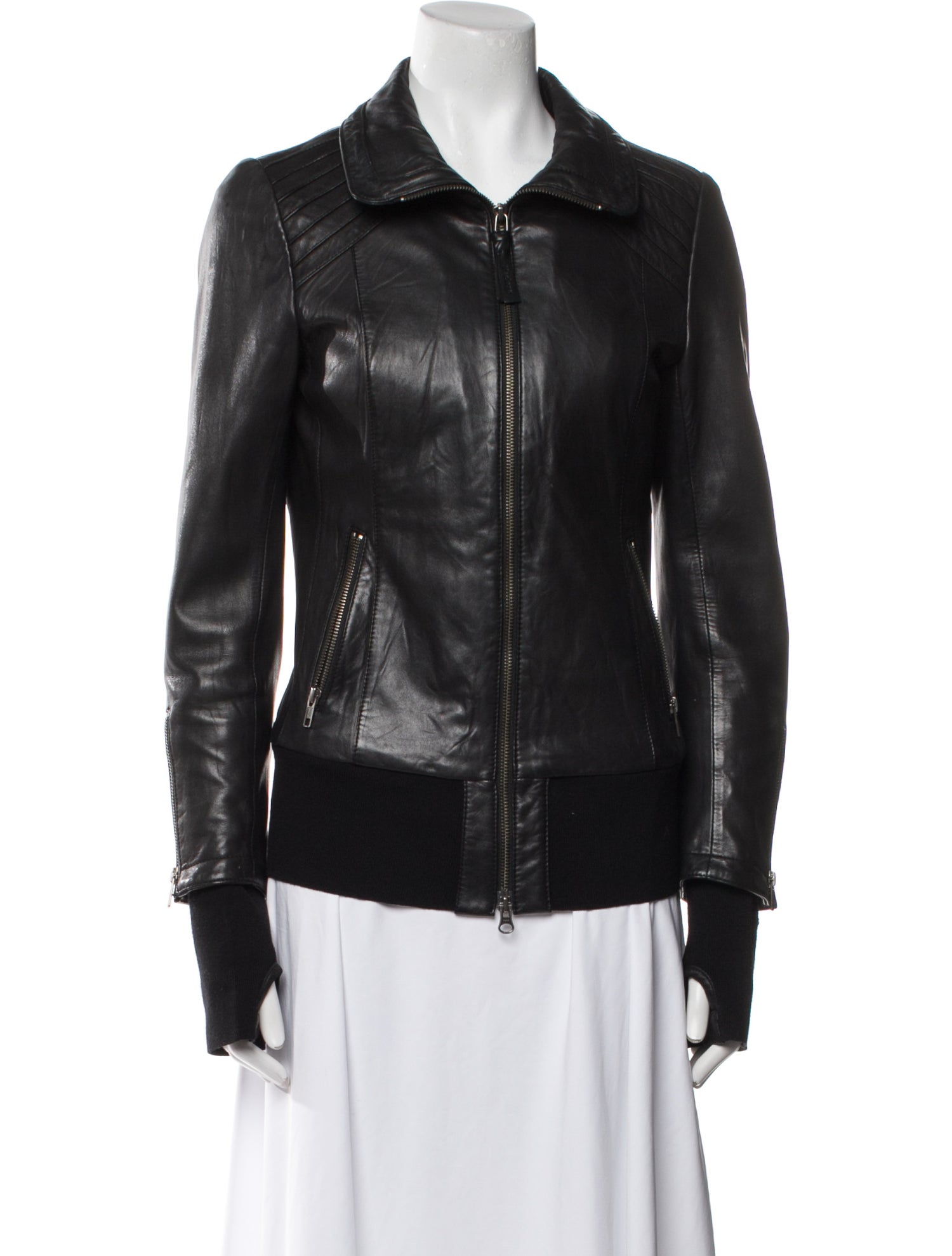 Mackage Leather Biker Jacket
