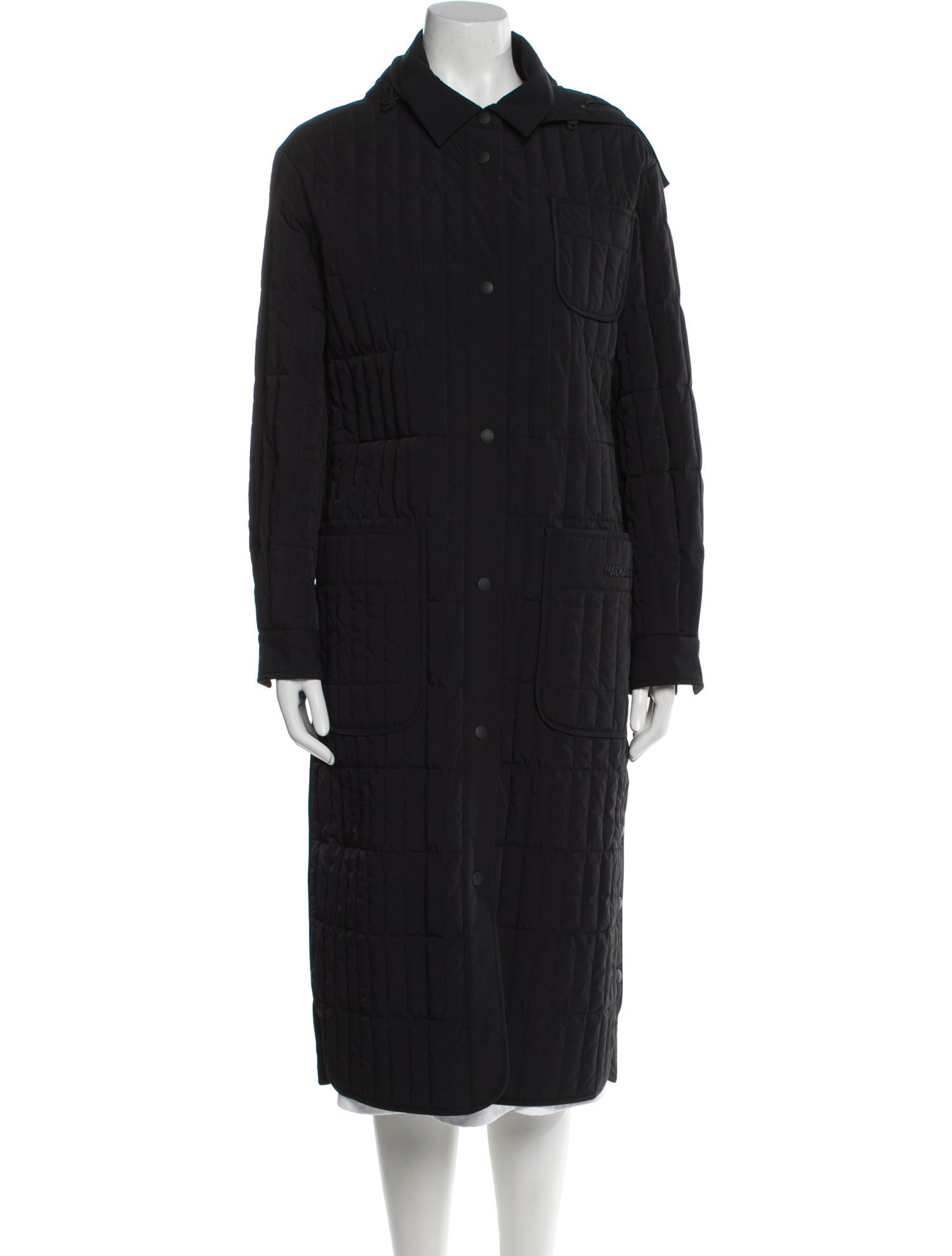 Mackage Plaid Print Down Coat