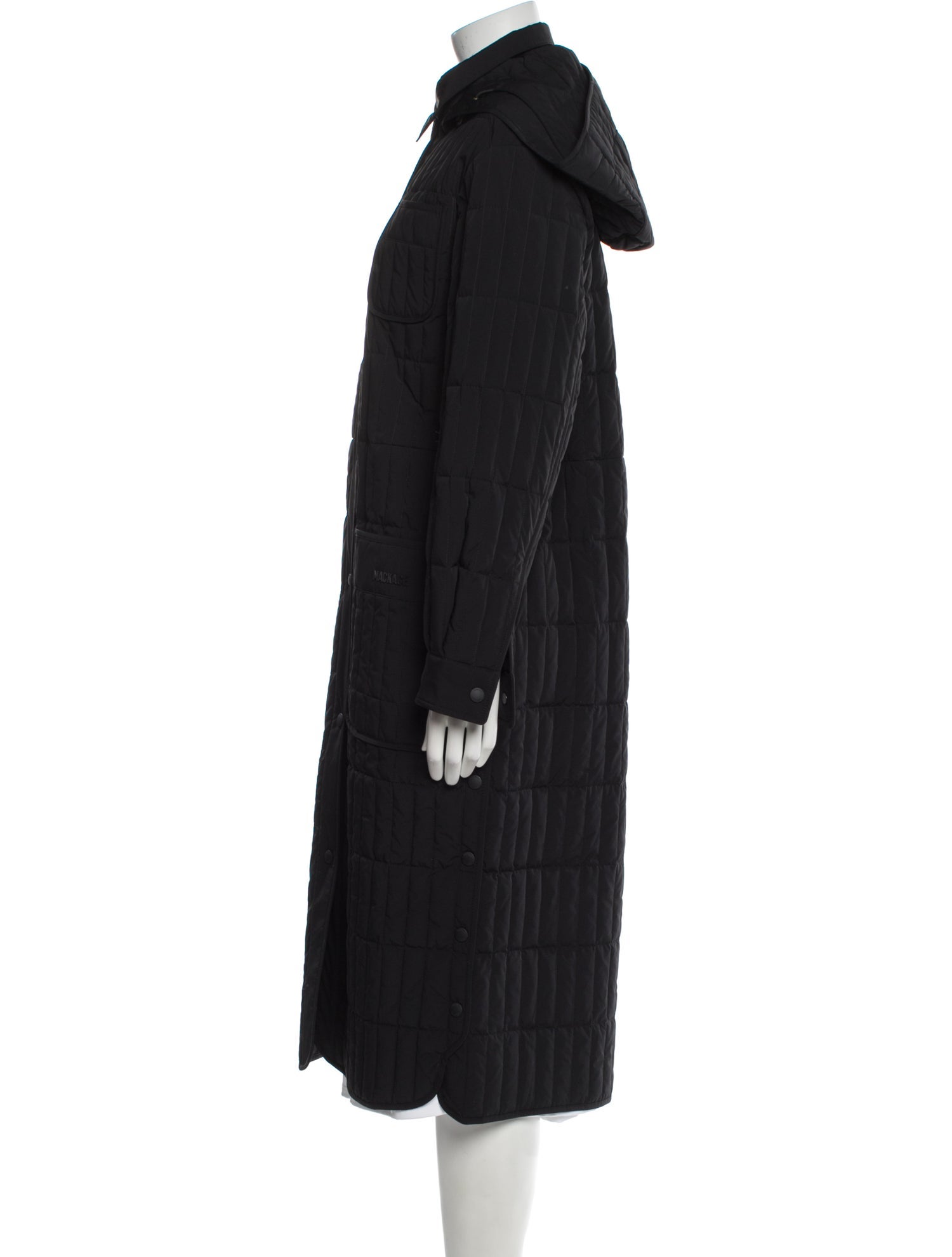 Mackage Plaid Print Down Coat