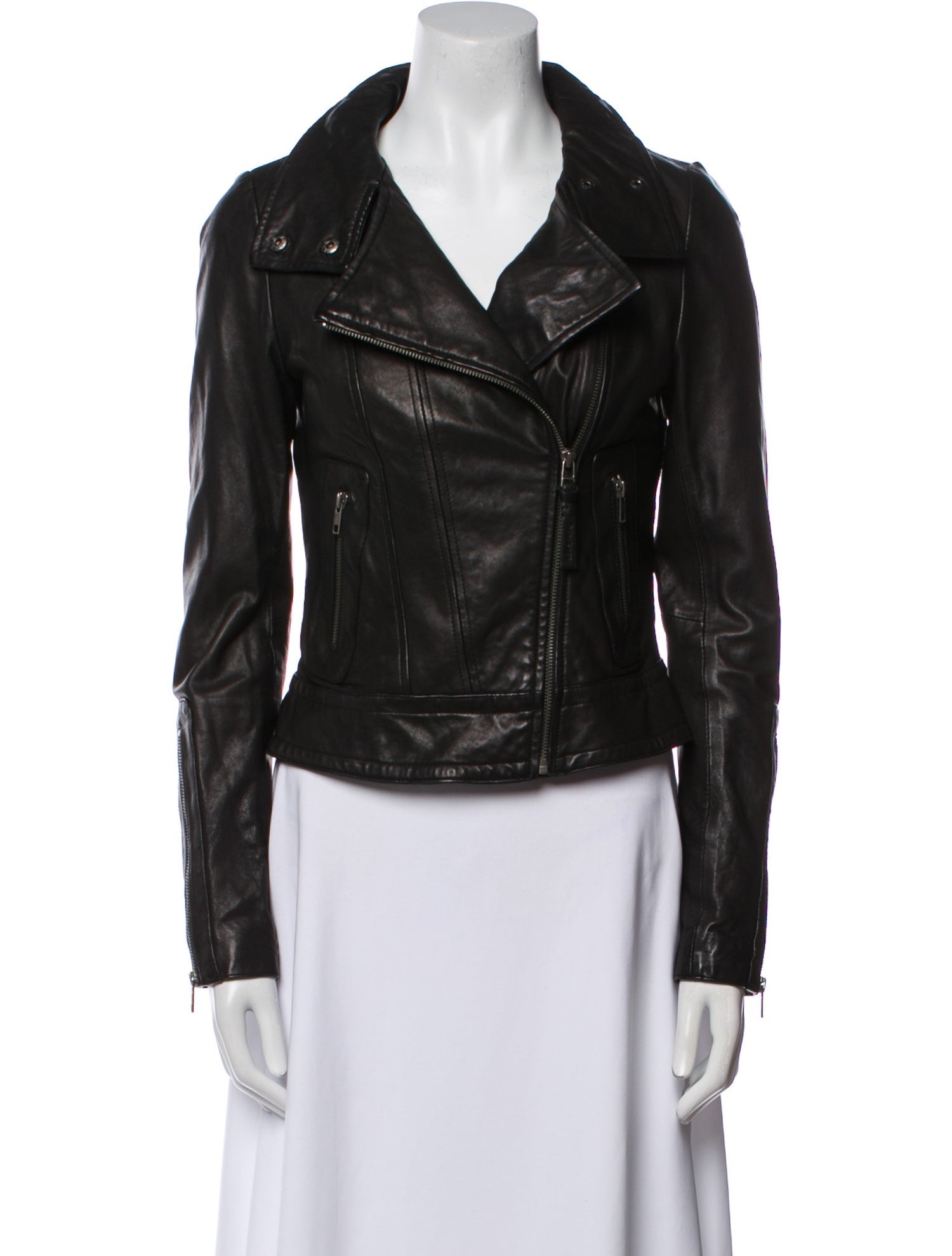 Mackage Lamb Leather Biker Jacket