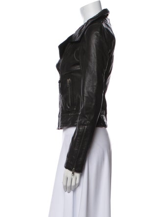 Mackage Lamb Leather Biker Jacket
