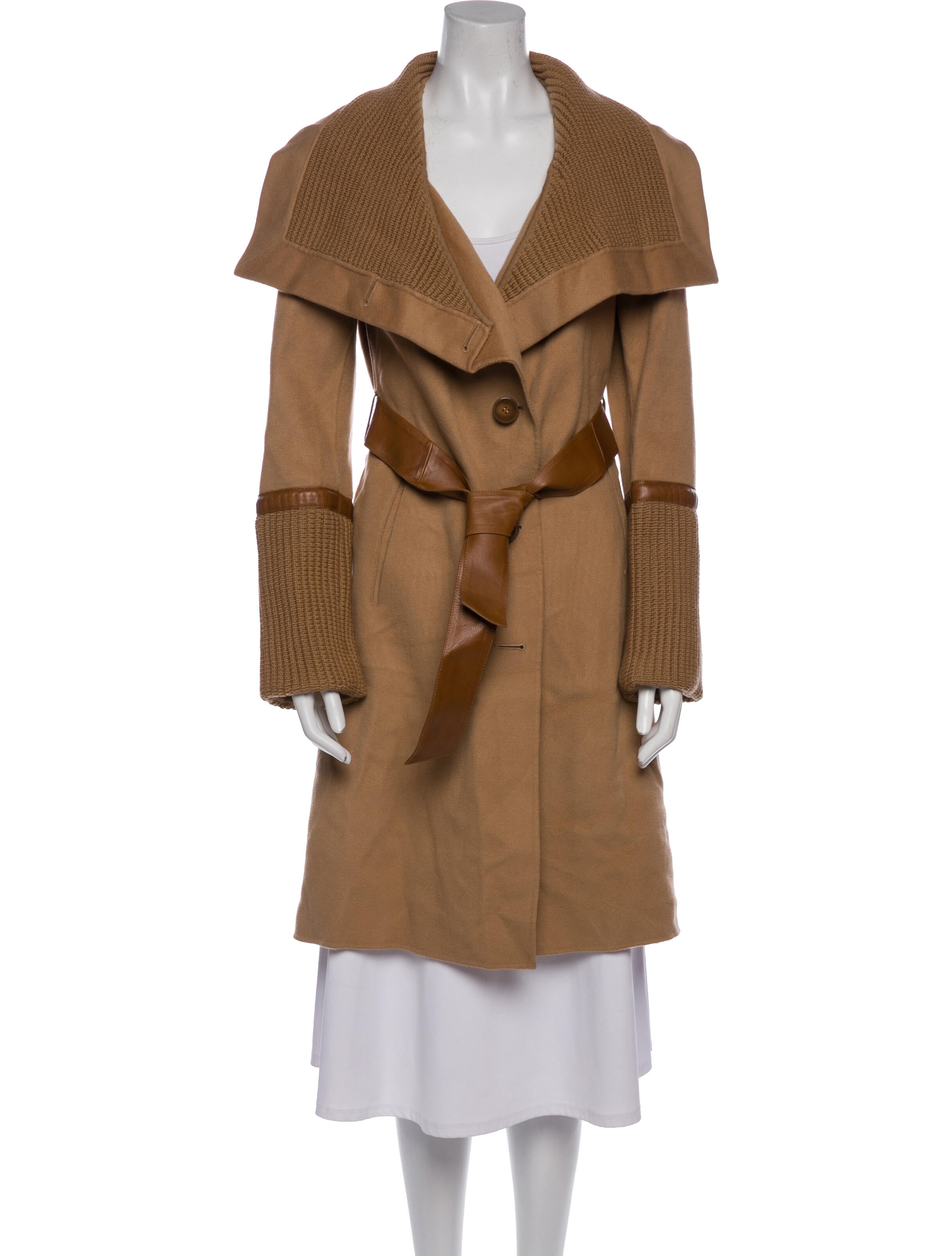 Mackage Leather Peacoat