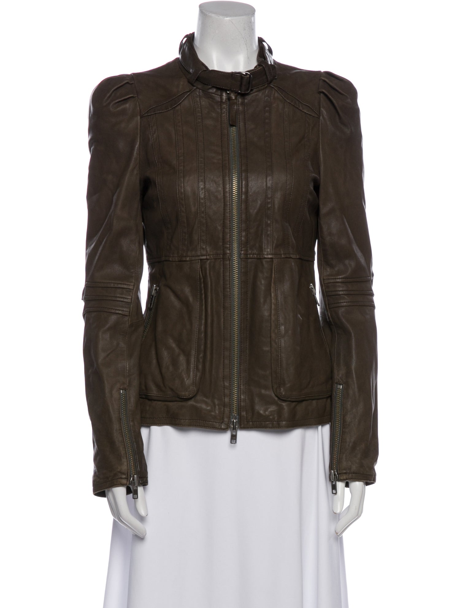 Mackage Leather Utility Jacket