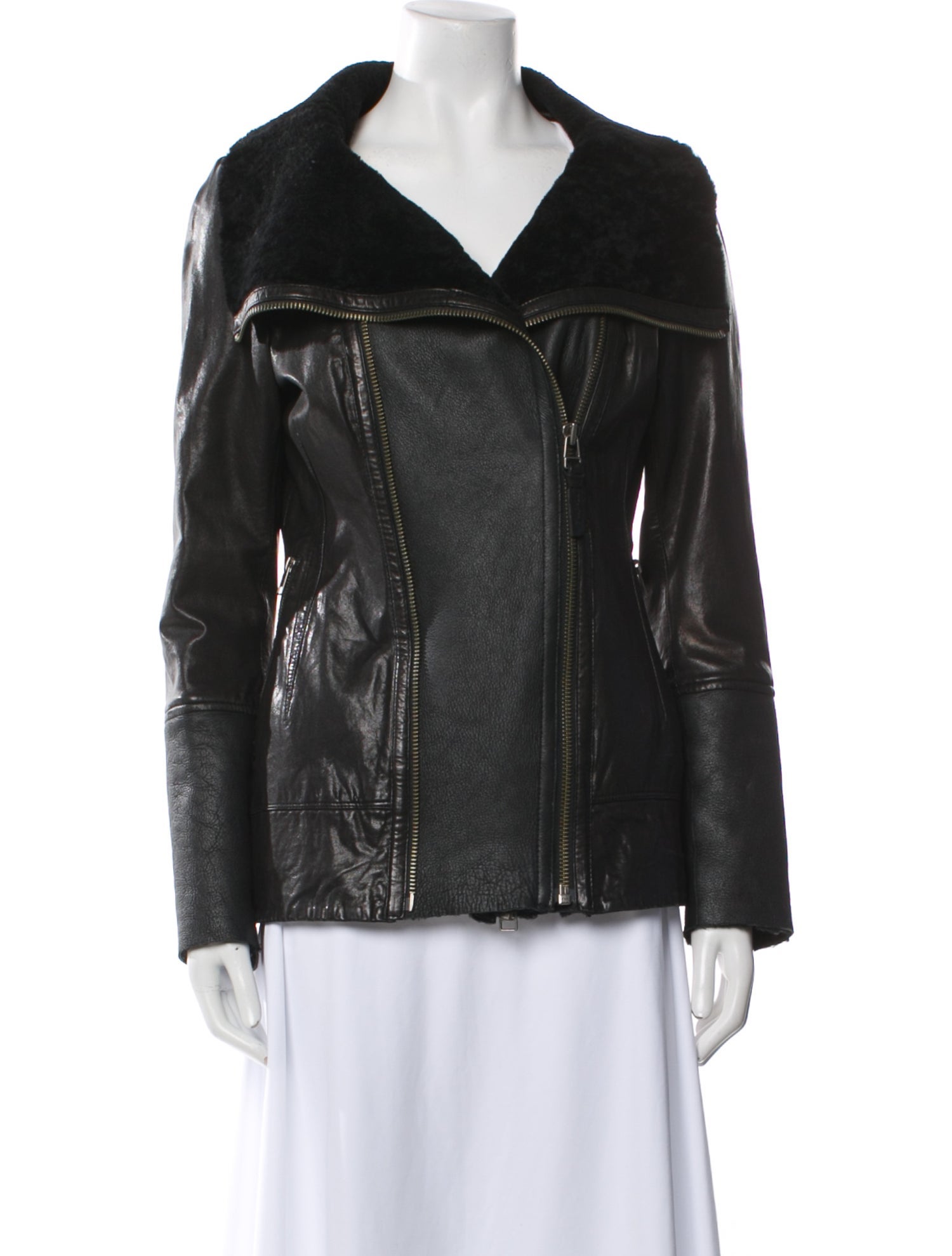 Mackage Leather Biker Jacket