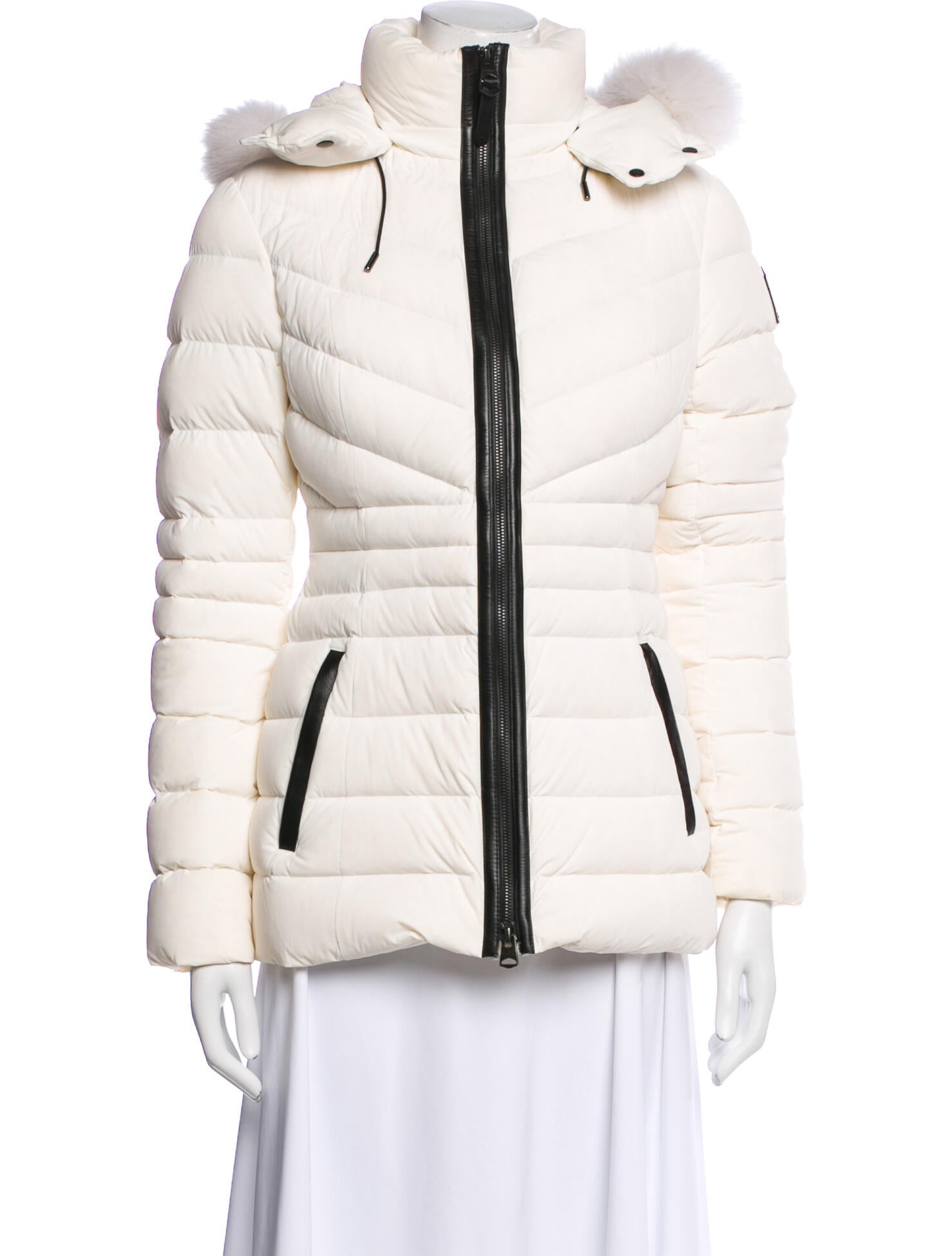 Mackage Nylon Striped Down Jacket