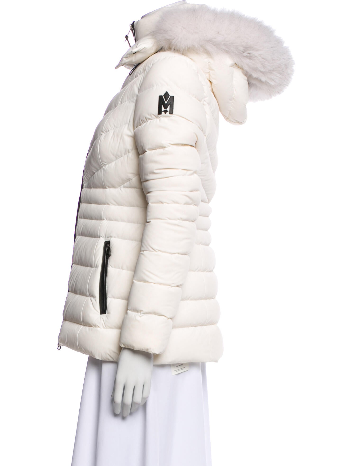 Mackage Nylon Striped Down Jacket