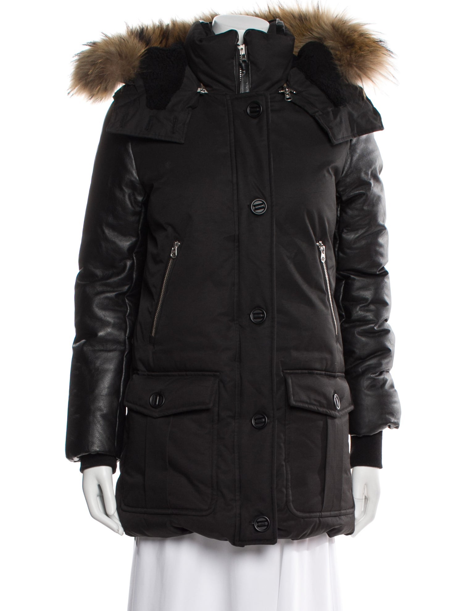 Mackage Leather Down Jacket