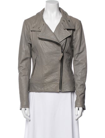 Mackage Leather Biker Jacket