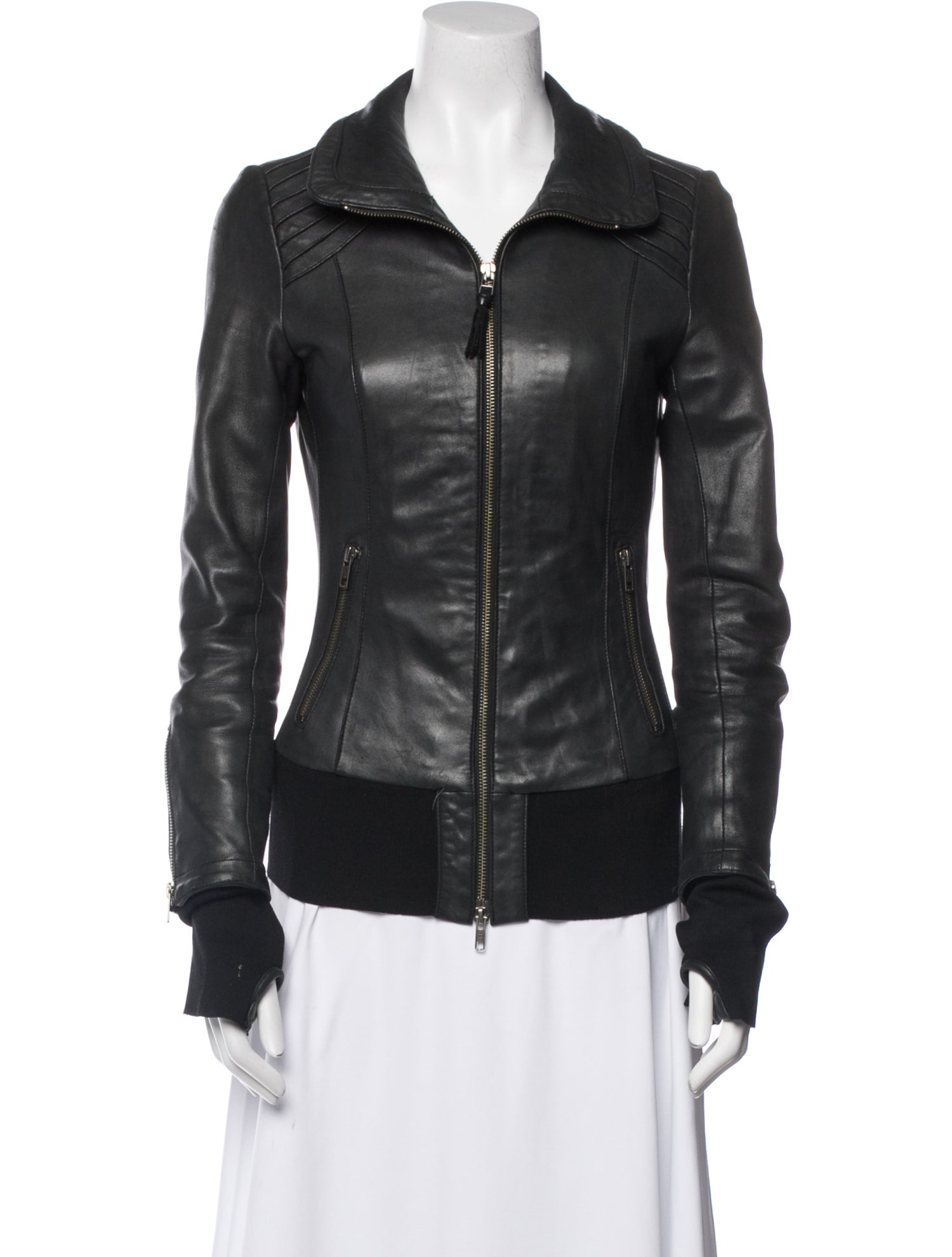 Mackage Leather Biker Jacket