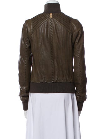 Mackage Leather Bomber Jacket