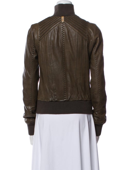 Mackage Leather Bomber Jacket