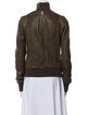 Mackage Leather Bomber Jacket