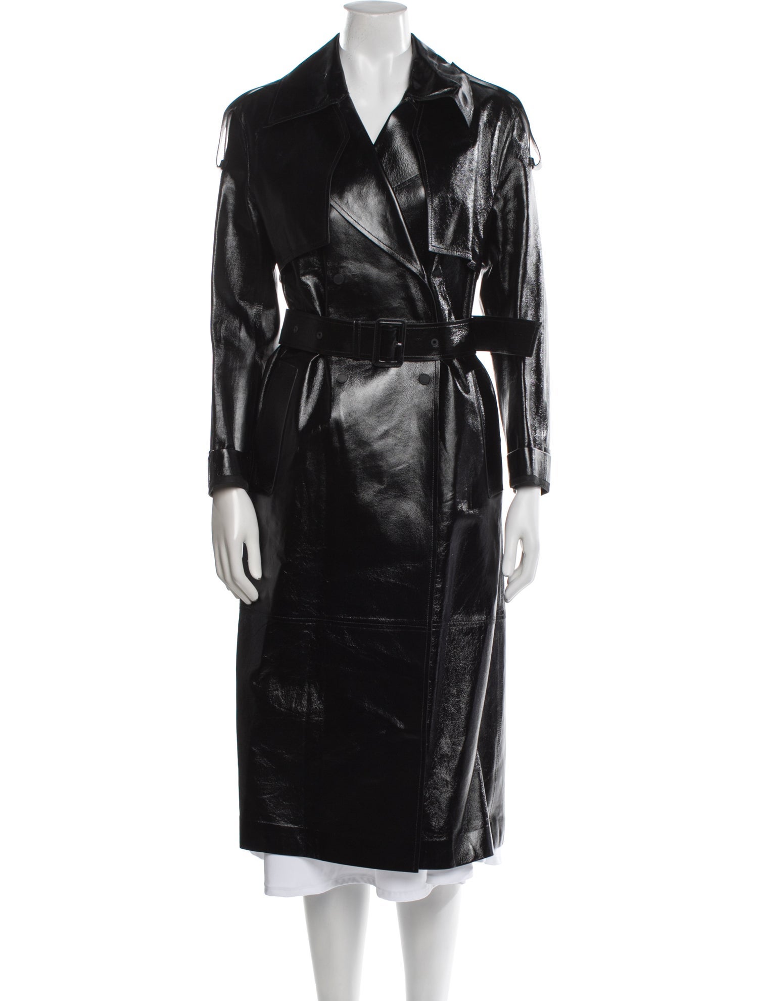 Mackage Leather Trench Coat