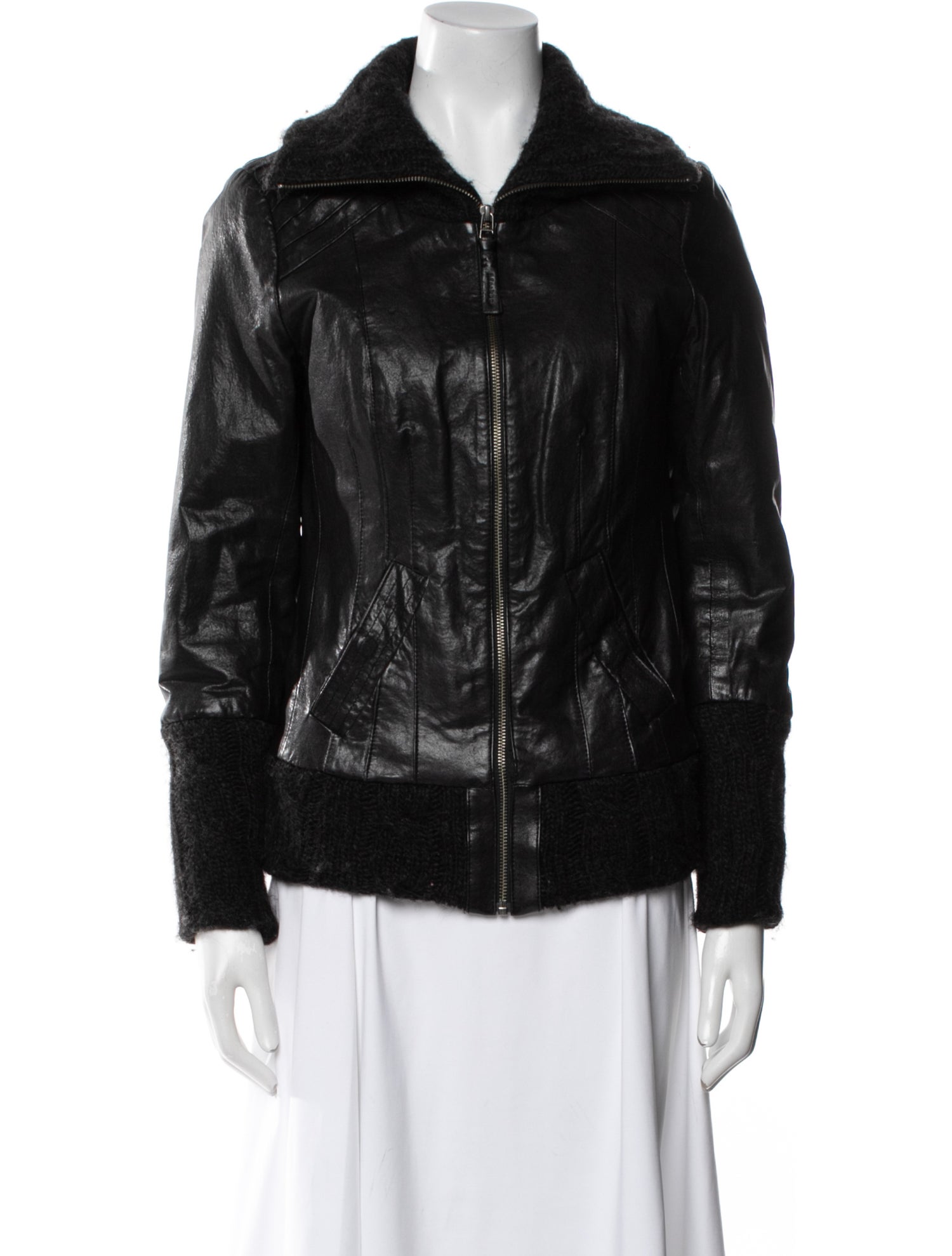Mackage Leather Biker Jacket