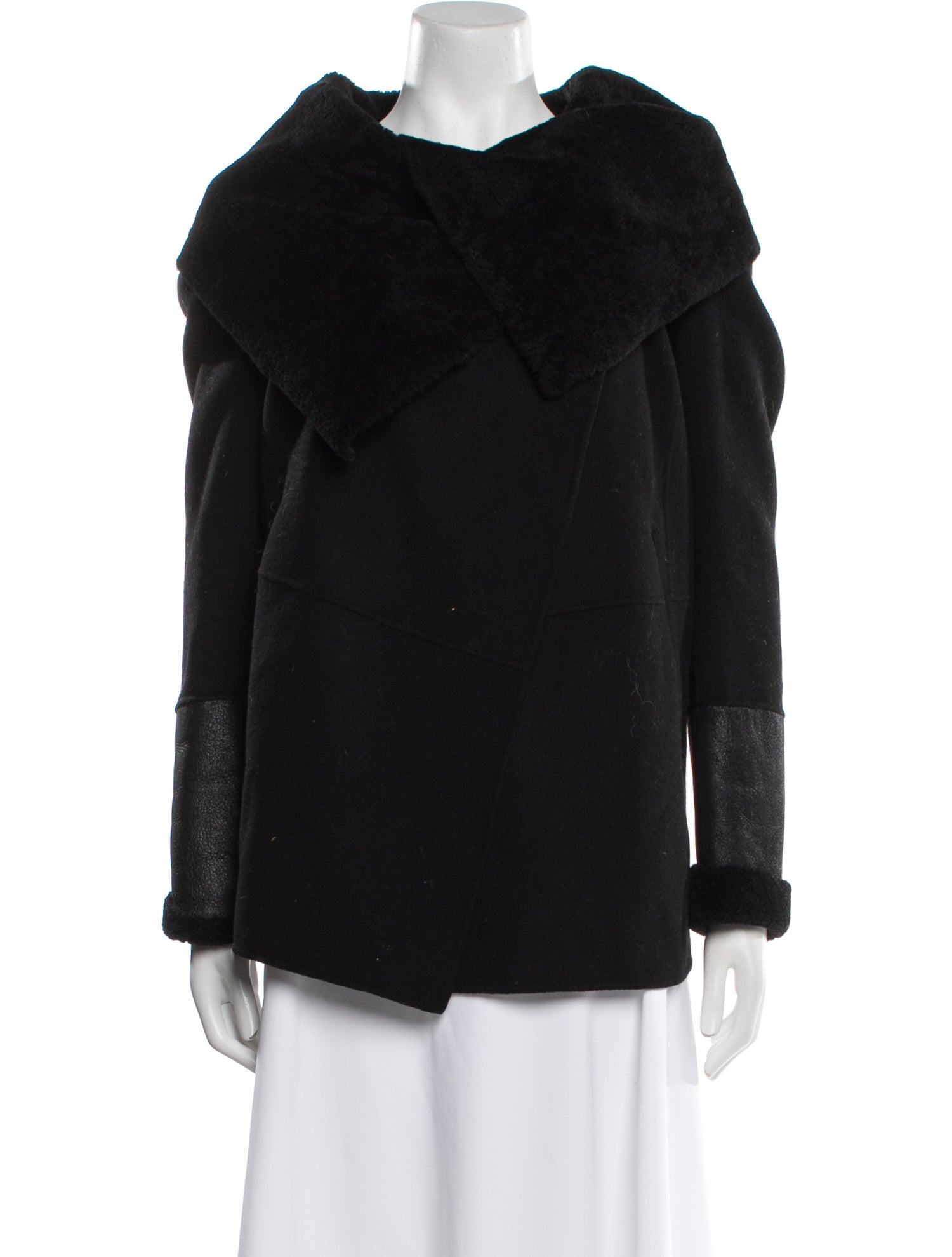 Mackage Wool Faux Fur Coat