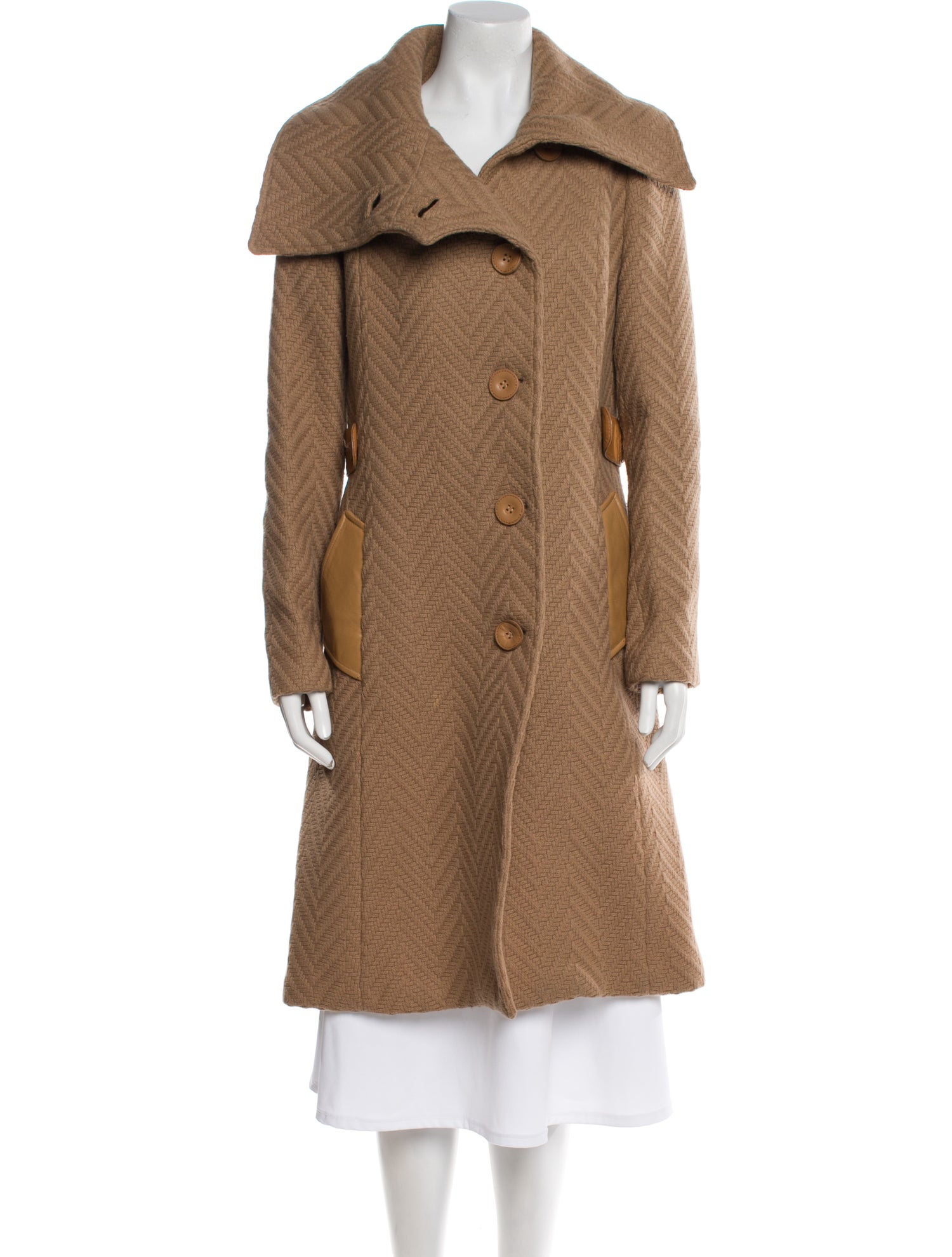 Mackage Virgin Wool Faux Fur Coat