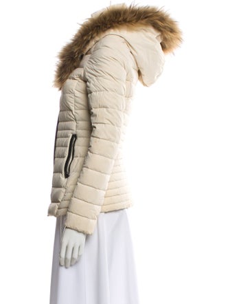 Mackage Nylon Colorblock Pattern Down Jacket