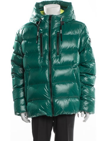 Pre-owned Mackage Puffer Coat In Green