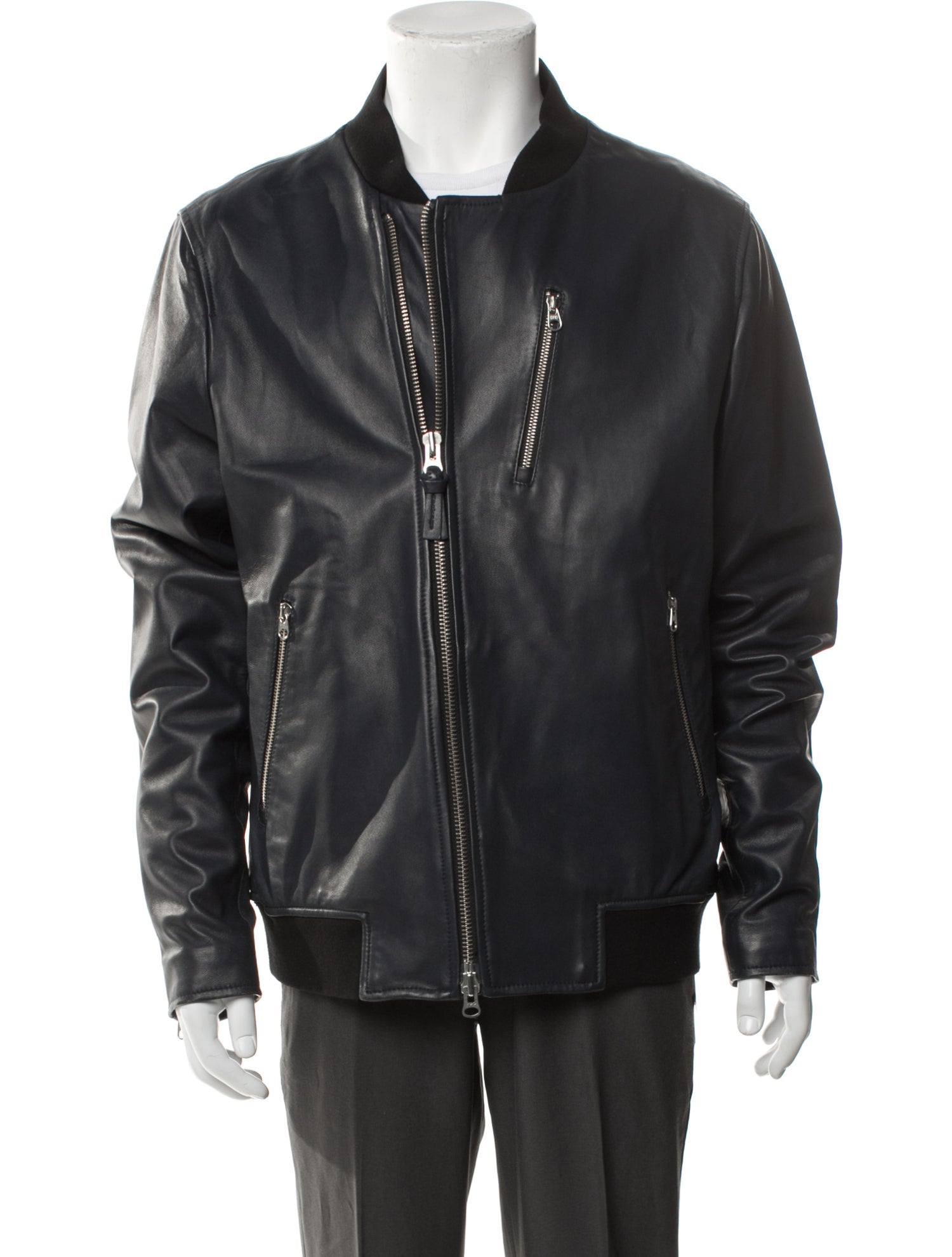Mackage Leather Bomber Jacket