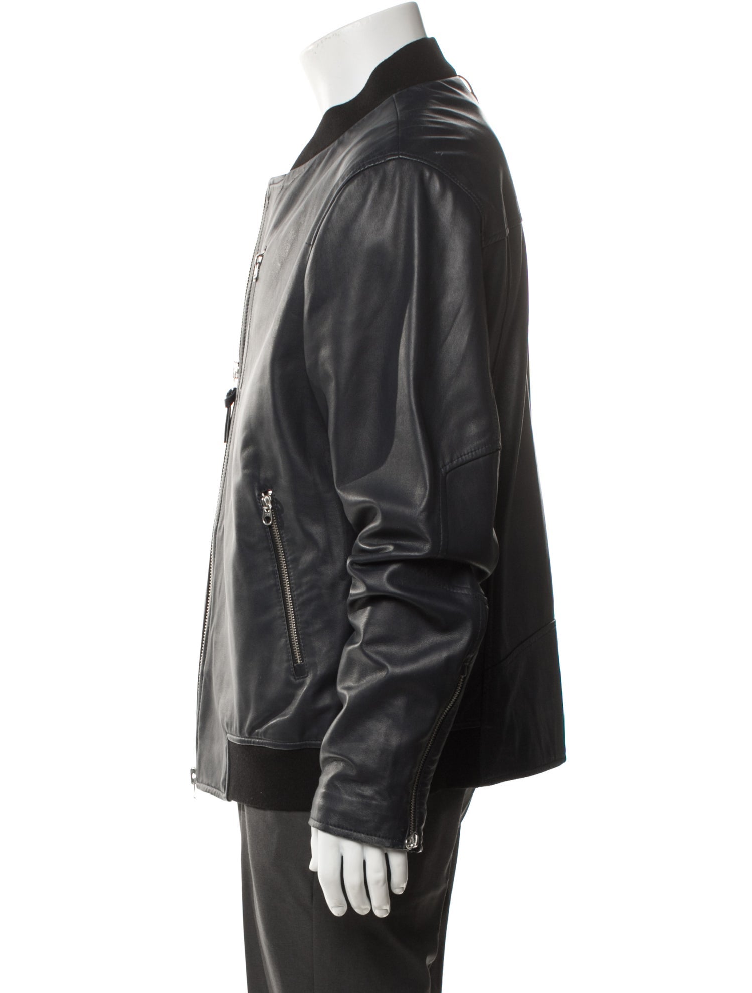 Mackage Leather Bomber Jacket