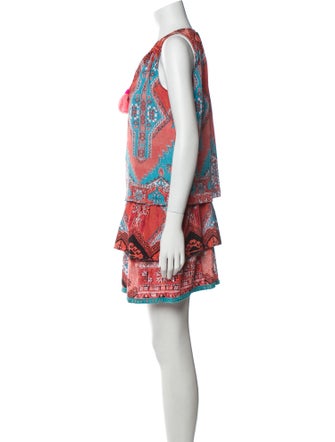 Hemant and Nandita Printed Mini Dress