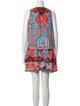 Hemant and Nandita Printed Mini Dress