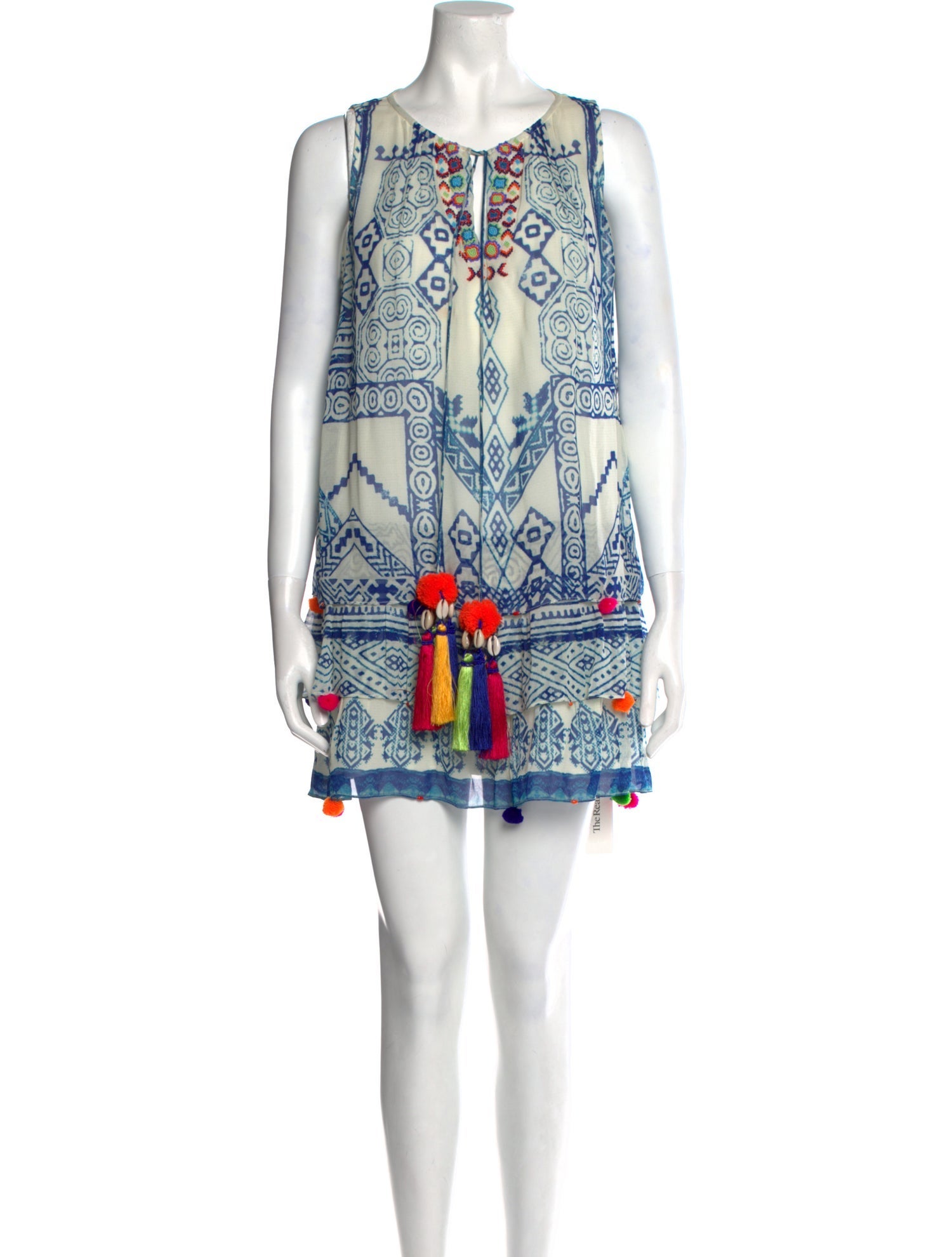 Hemant and Nandita Silk Mini Dress